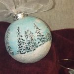 Handpainted Christmas Ornament 4